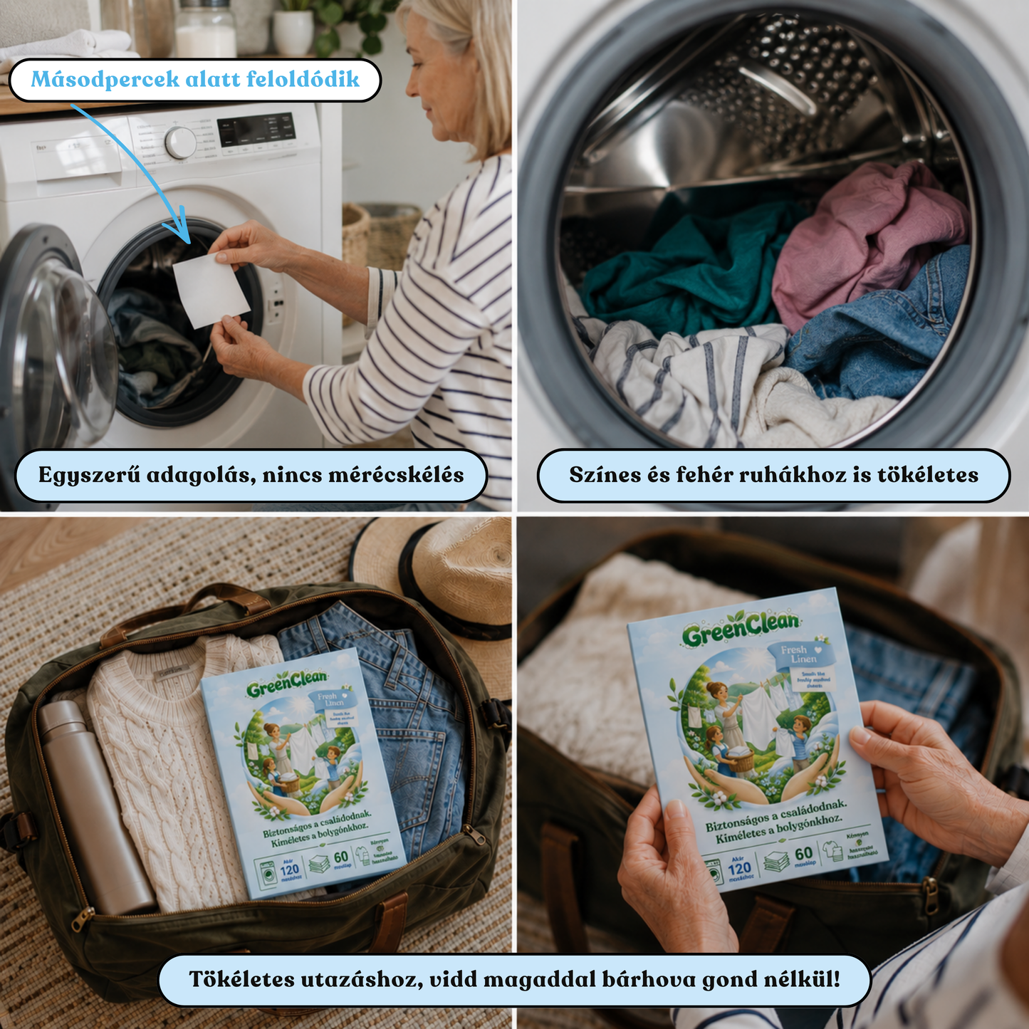 Környezetbarát mosólap - 120 db